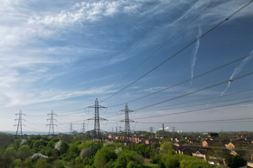Electricity pylons delivering power to London. Photo: Getty Images