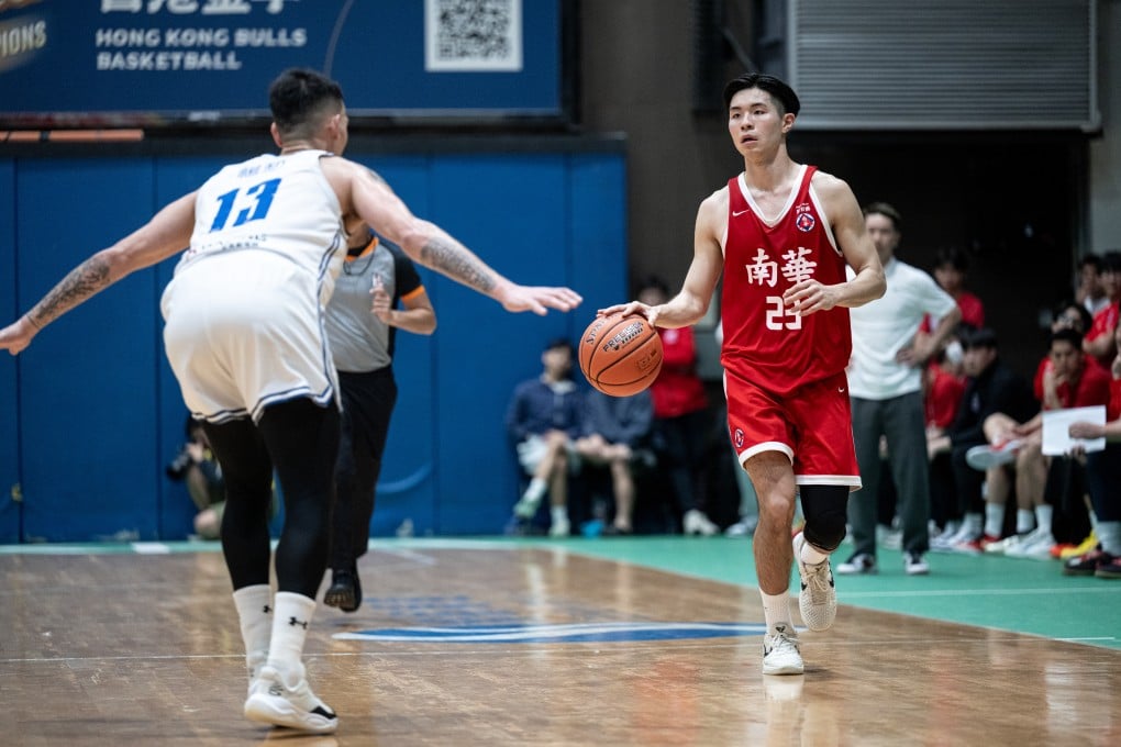 South China guard Kelvin Tsang (right) says the chance to play against full-time professionals will be a “very special experience”. Photo: Handout