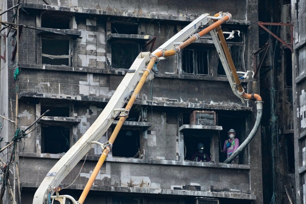 Wang Fuk Court in Tai Po on December 10, days after a devastating fire broke out. Photo: Karma Lo