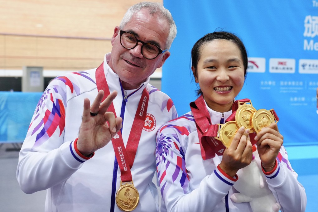 Herve Dagorne is aiming for more Hong Kong glory after helping Ceci Lee claim three National Games golds. Photo: Karma Lo