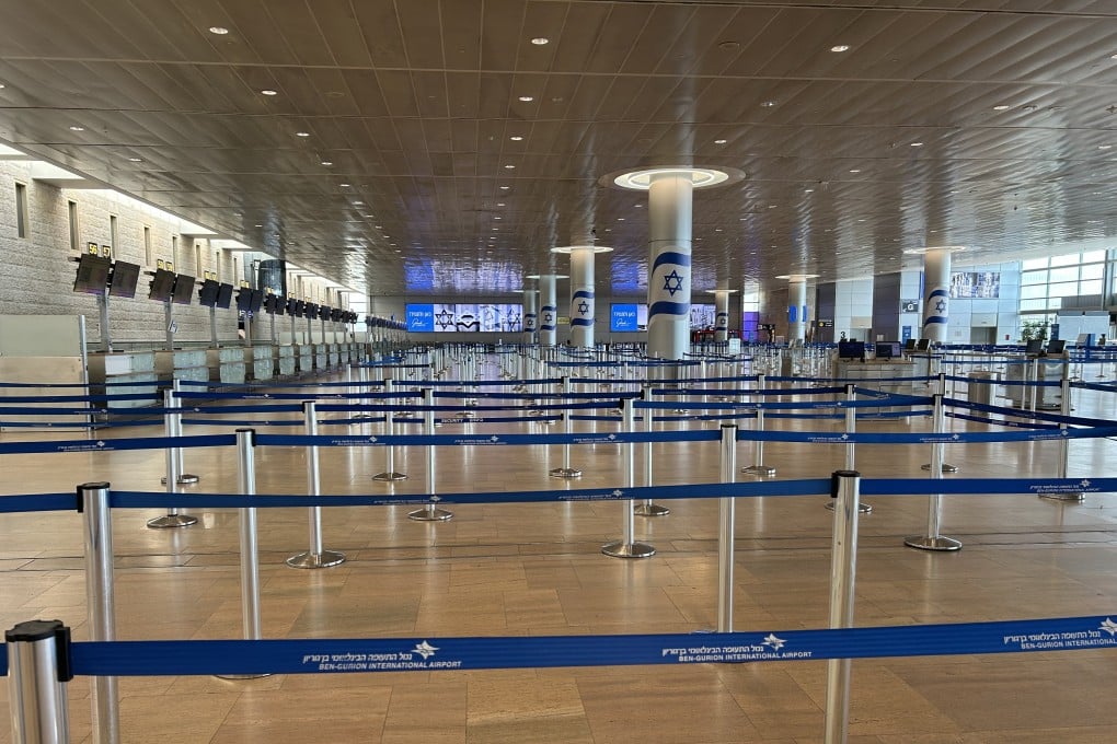 An interior view of Ben Gurion International Airport near Tel Aviv in Israel on Saturday after the nation closed its airspace to civilian flights following a joint Israeli-US attack on Iran. Photo: Xinhua
