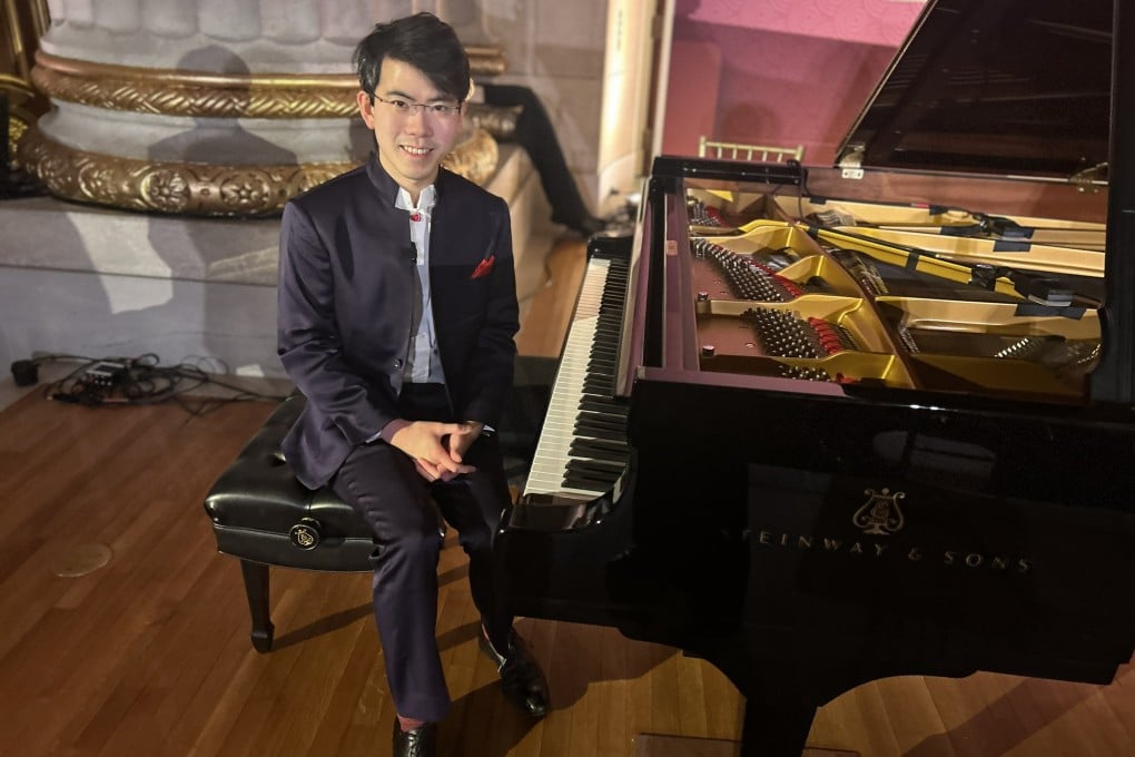 Hong Kong pianist Aristo Sham during his recital at the Andrew W. Mellon Auditorium in Washington. Photo: Handout