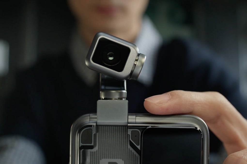 Honor gives a preview of its robot phone, which features a fold-out gimbal-attached camera, ahead of MWC Barcelona. Photo: Handout