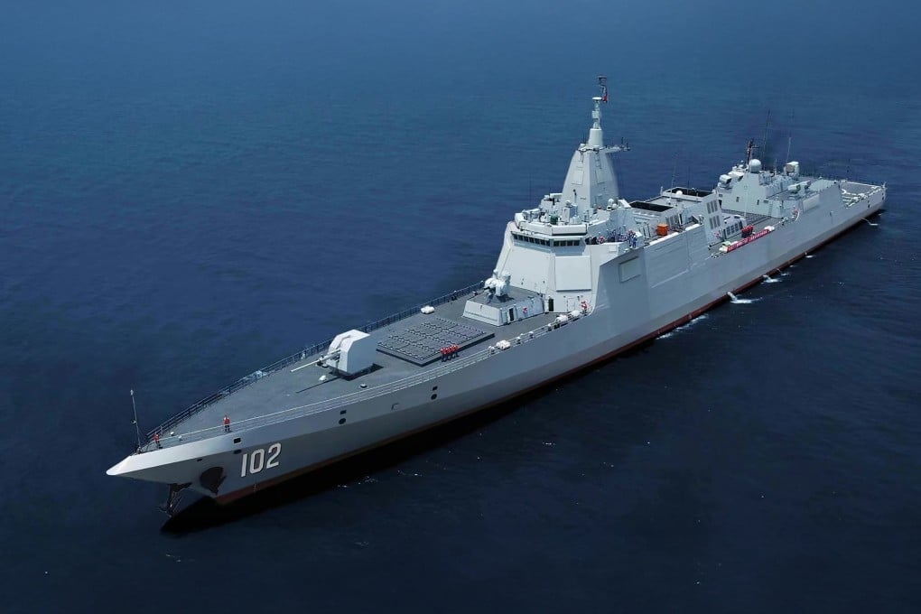China’s Type 055 destroyer, designated “Renhai-class” by Nato, is a cruiser-sized vessel with robust air defence, anti-submarine and surface warfare capabilities. Photo: Handout