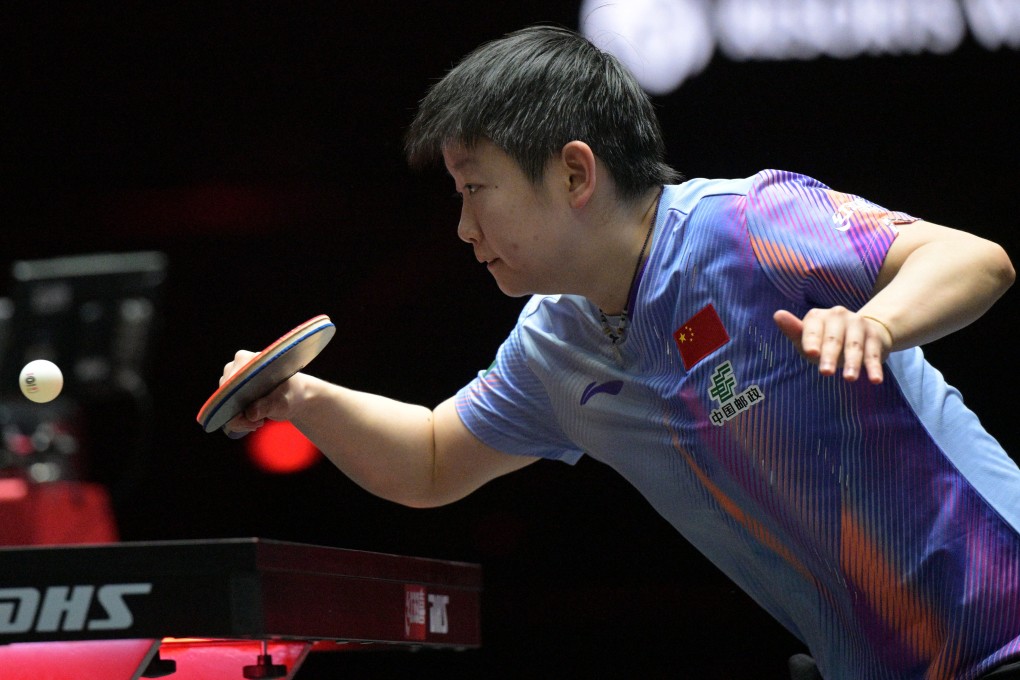 Sun Yingsha won the women’s final at Singapore Smash in 70 minutes on Sunday. Photo: Xinhua