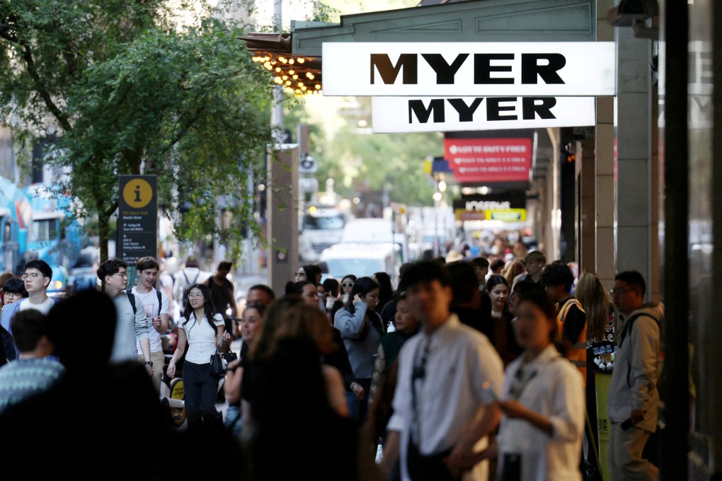 People shop at Pitt Street Mall in Sydney on September 29, 2025. Photo: Reuters