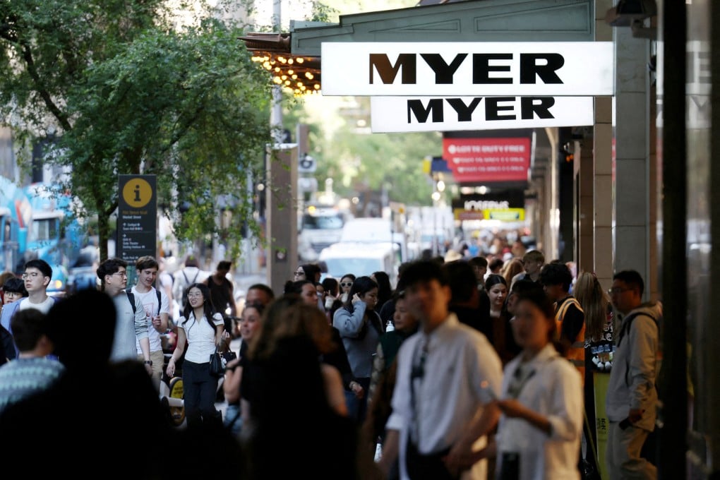 People shop at Pitt Street Mall in Sydney on September 29, 2025. Photo: Reuters