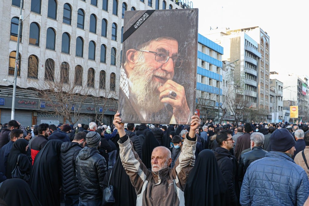 People gather to mourn the death of Iran’s Supreme Leader Ayatollah Ali Khamenei in Tehran, Iran. Photo: Xinhua
