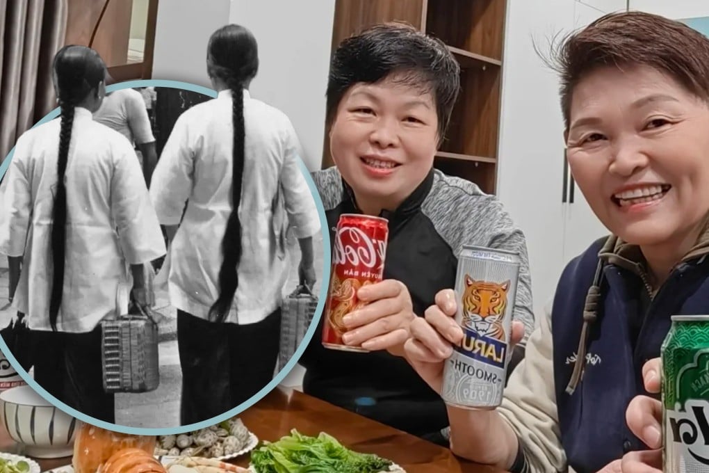Two women in their 50s in China have lived together for 13 years and their story, shared online, has sparked discussions about female cohabitation. Photo: SCMP composite/RedNote