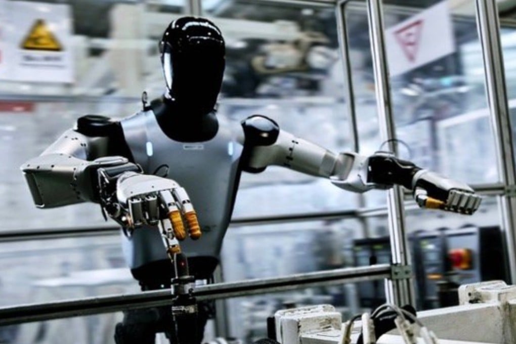 Xiaomi’s CEO and chairman, Lei Jun, said a trial in the firm’s car production facility saw robots operating autonomously for three continuous hours, successfully completing assembly tasks without human intervention. Photo: Xiaomi