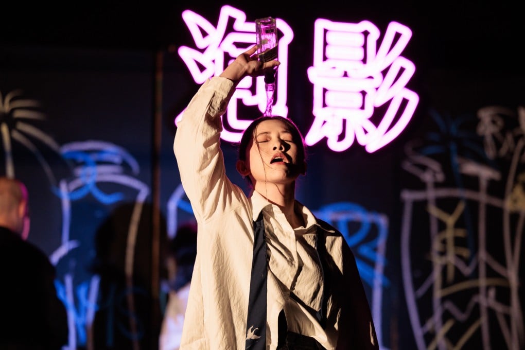 Sze Wei in The Drunkard at the Hong Kong Cultural Centre’s Studio Theatre. The stage adaptation of Liu Yichang’s 1962 novel is directed by Sebastian Kaiser for the 2026 Hong Kong Arts Festival. Photo: Eric Hong