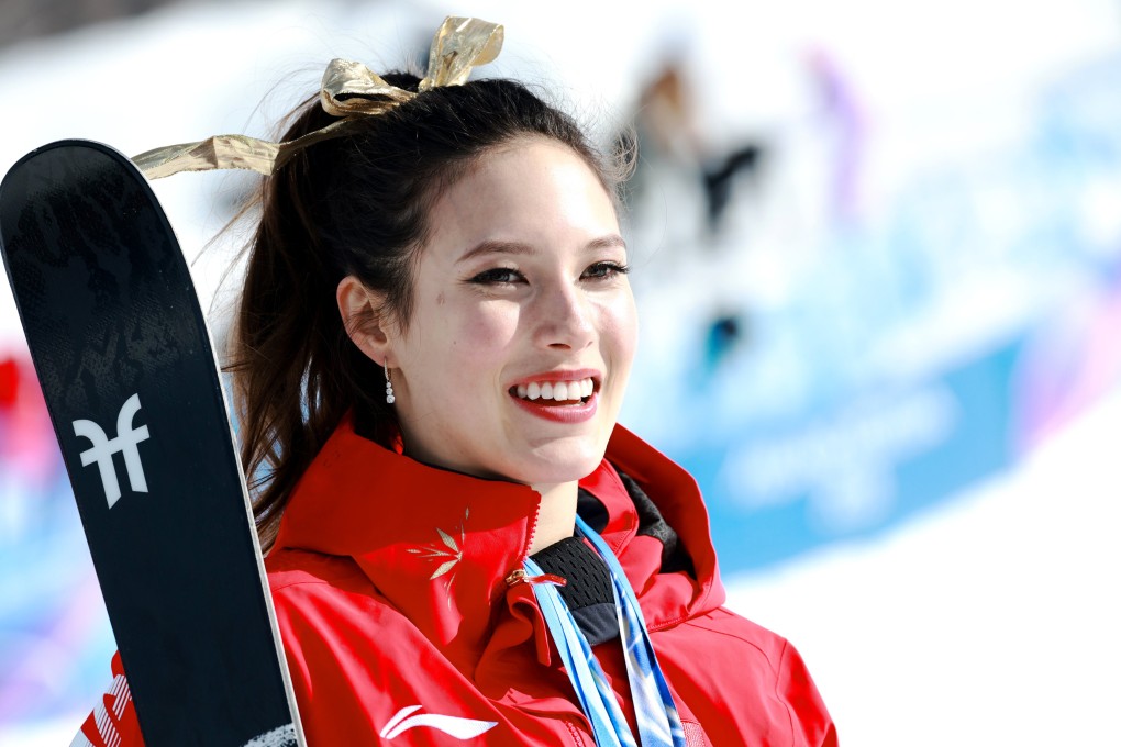 Eileen Gu wrote on social media on Tuesday that representing China had helped turn her dreams into reality. Photo: EPA