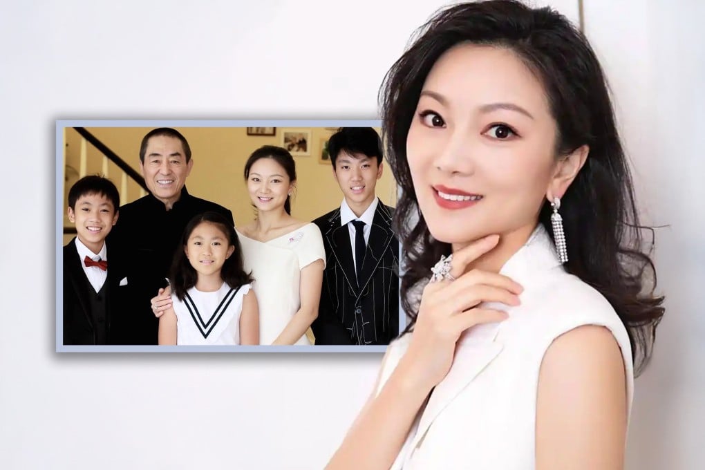 Chen Ting, the wife of renowned director Zhang Yimou, met Zhang at a casting event in 1999, after which their relationship blossomed and she decided to forgo her studies at a prestigious university. Photo: SCMP composite/Sohu