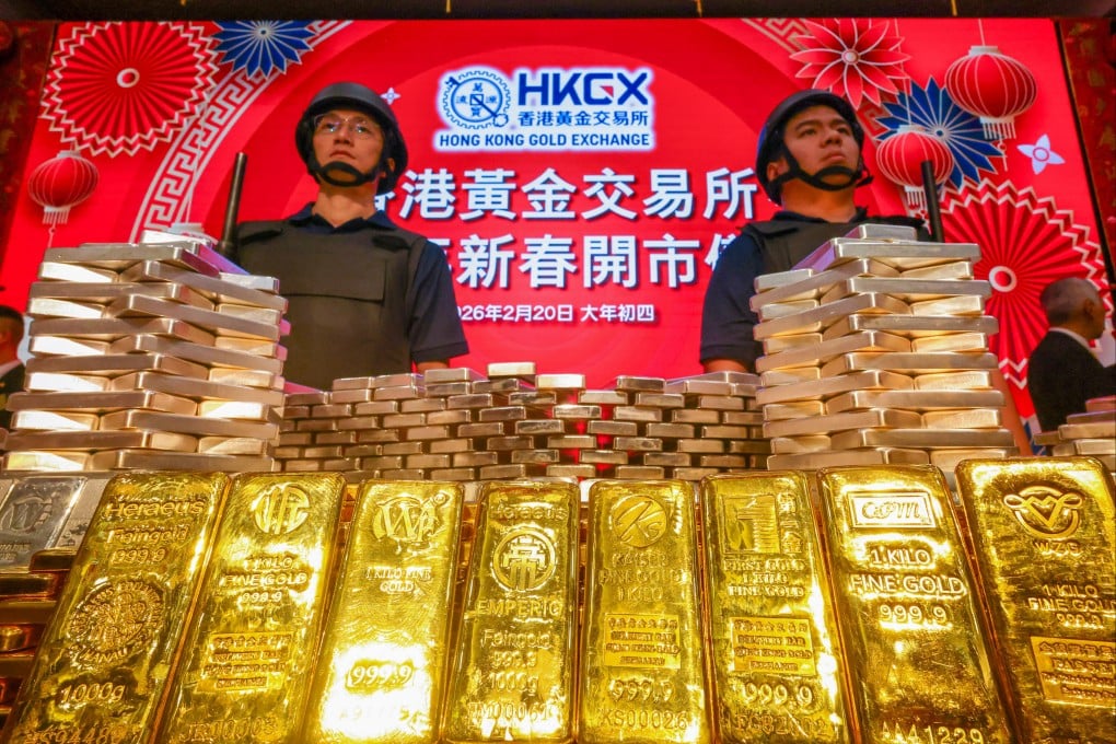 The Hong Kong Gold Exchange kicked off the Year of the Horse with its traditional Lunar New Year opening ceremony in Sheung Wan. Photo: Dickson Lee