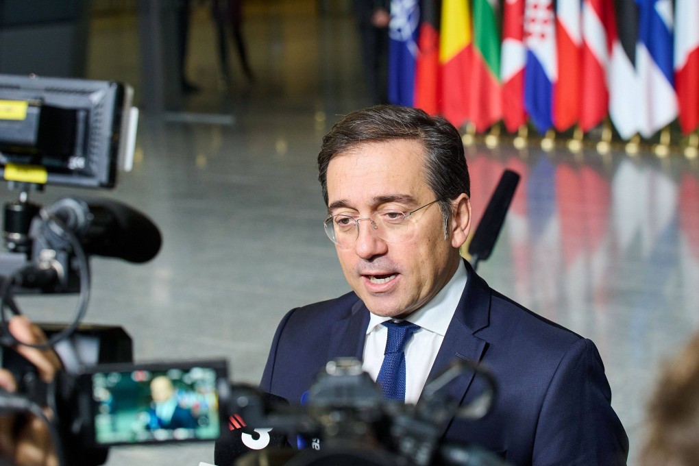 Spanish Foreign Minister Jose Manuel Albares Bueno arrives for the Nato Ministers of Foreign Affairs meeting at Nato headquarters in Brussels. Photo: Nato/dpa