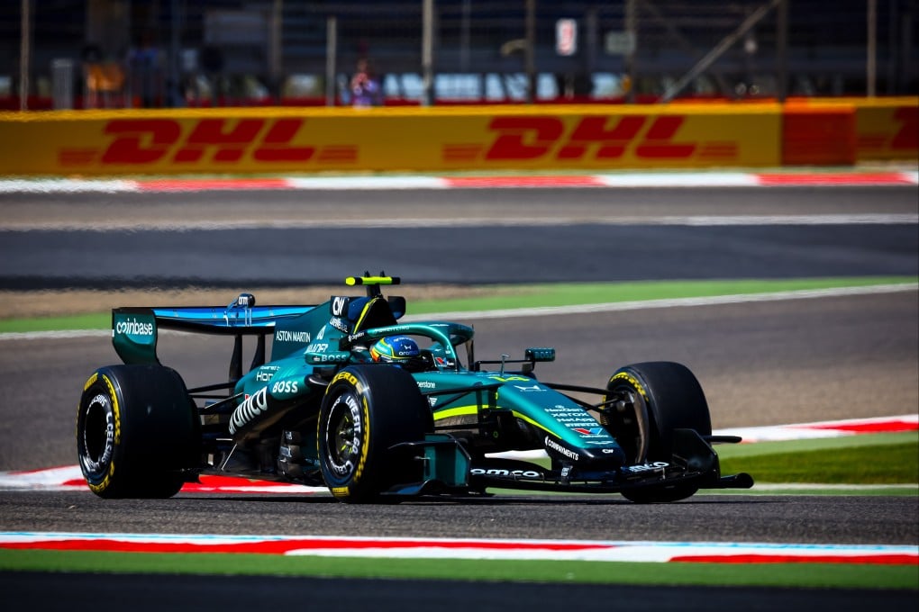 Spanish driver Fernando Alonso taking his new-look Aston Martin out for pre-season testing at the Bahrain International Circuit last month. Photo: dpa