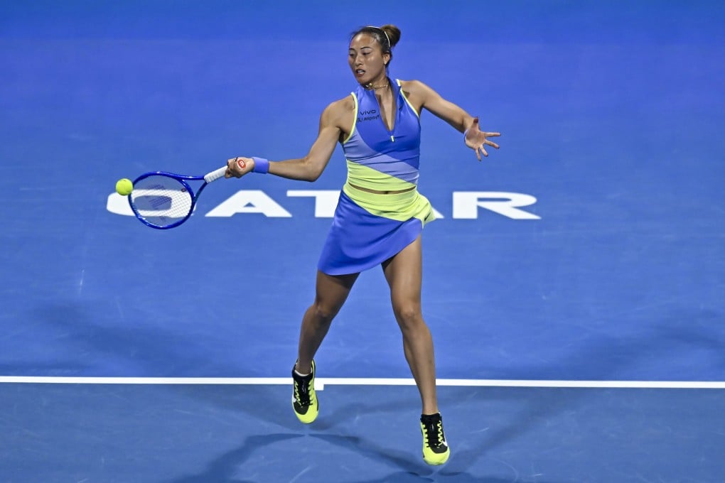 Zheng Qinwen has addressed speculation over her coaching set-up. Photo: Xinhua