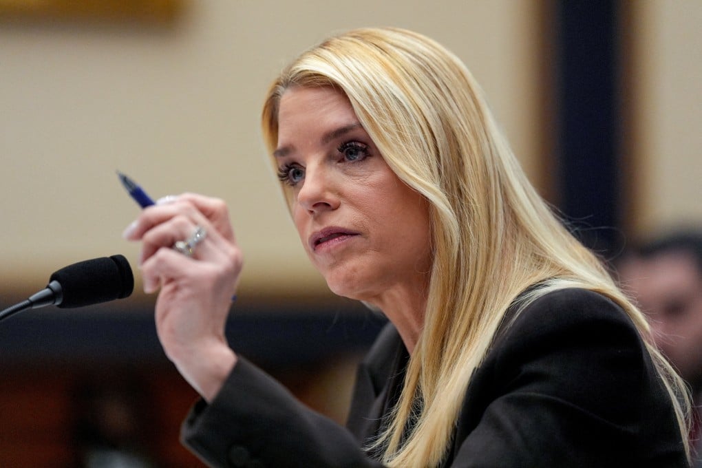 US Attorney General Pam Bondi testifies before a House Judiciary Committee hearing in February. Photo: Reuters