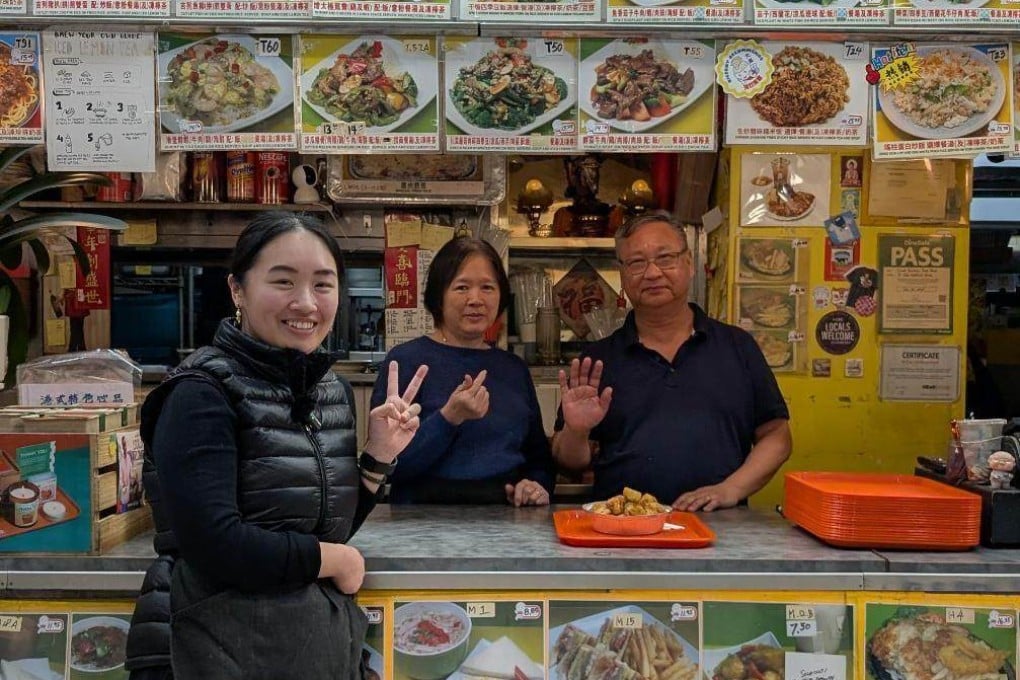 Anna Peng with her parents at their eatery Great Fountain Fast Food, a Hong Kong-style Chinese restaurant in Scarborough, in Canada’s Ontario province. Photo: Great Fountain Fast Food