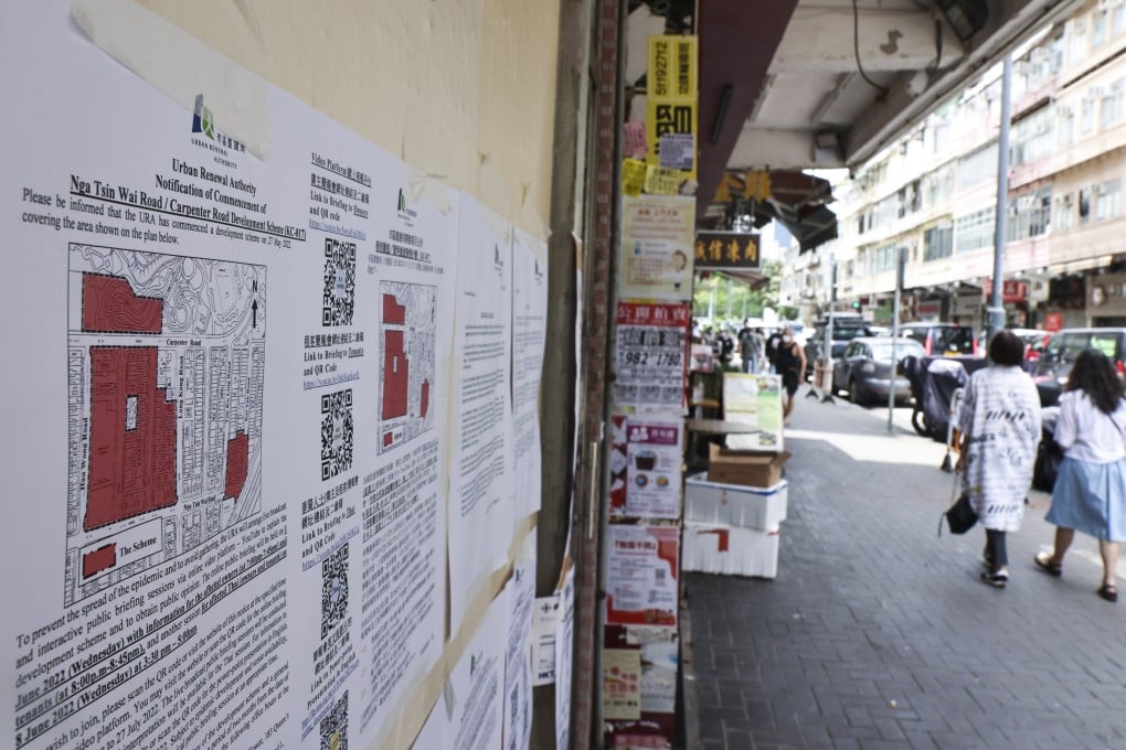Residents and shops on Nam Kok Road are affected by the URA project. Photo: K. Y. Cheng