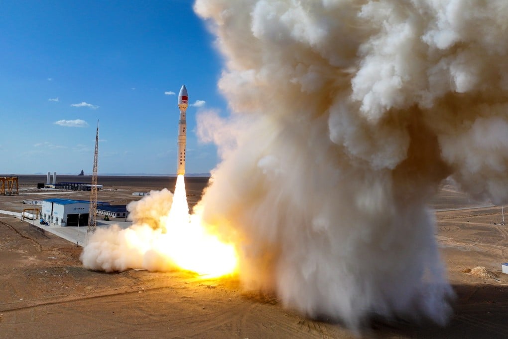 Beijing’s draft budget announcement shows it is positioning frontiers such as satellite internet as China’s future industries. Photo: Xinhua