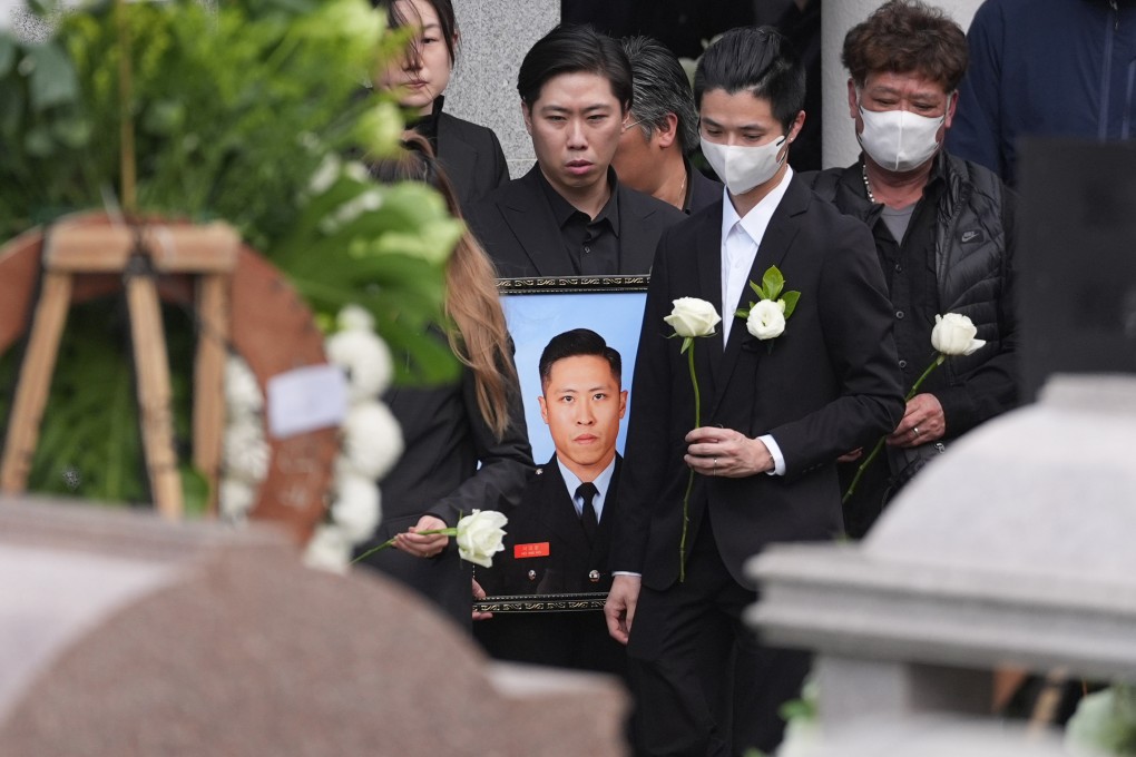 The family of deceased firefighter Ho Wai-ho will receive HK$6.15 million in financial assistance. Photo: Eugene Lee