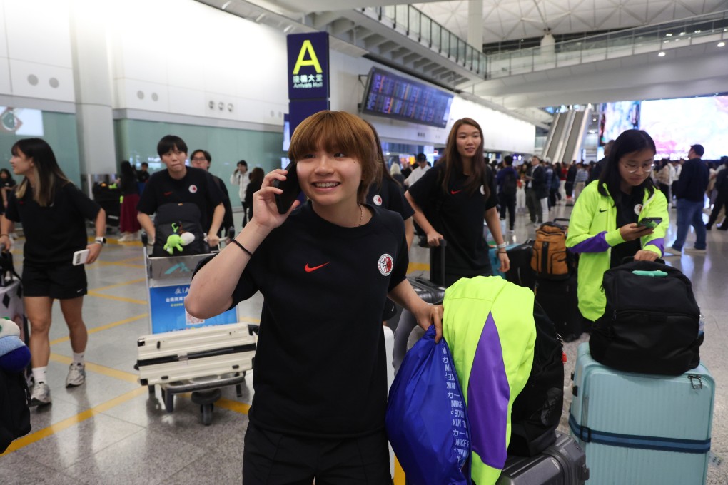 After several anxious days, the players were happy to be back in the city. Photo: Dickson Lee