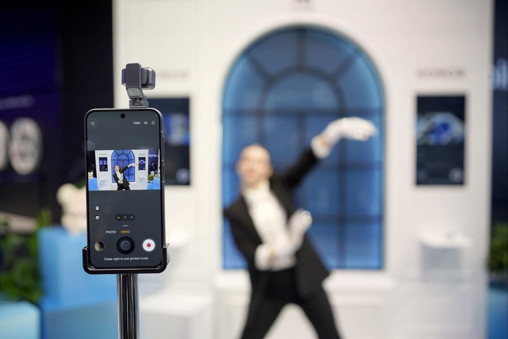Honor showcases its “Robot Phone” at MWC 2026 in Barcelona, Spain. Photo: AFP