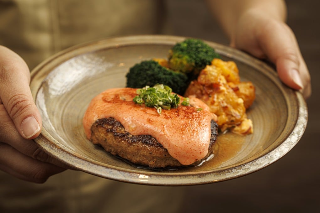 Yamamoto Hamburg’s spicy mentaiko hamburg. Photo: courtesy Yamamoto Hamburg