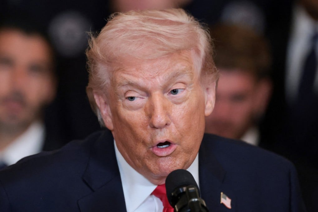 US President Donald Trump at the White House on Thursday. Photo: Reuters