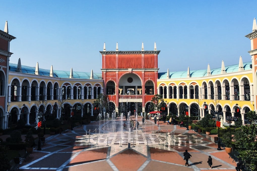 Consumers shop at Florentia Village in suburban Shanghai. Photo: Maggie Zhang