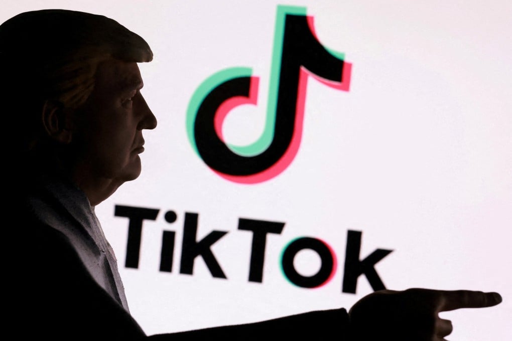 The lawsuit argues that US President Donald Trump’s approval of the TikTok deal violates requirements set out in a 2024 divestiture law. Photo illustration: Reuters