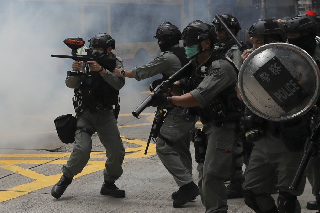 The former teacher had taunted police in social media posts during the anti-government protests. Photo: Sam Tsang