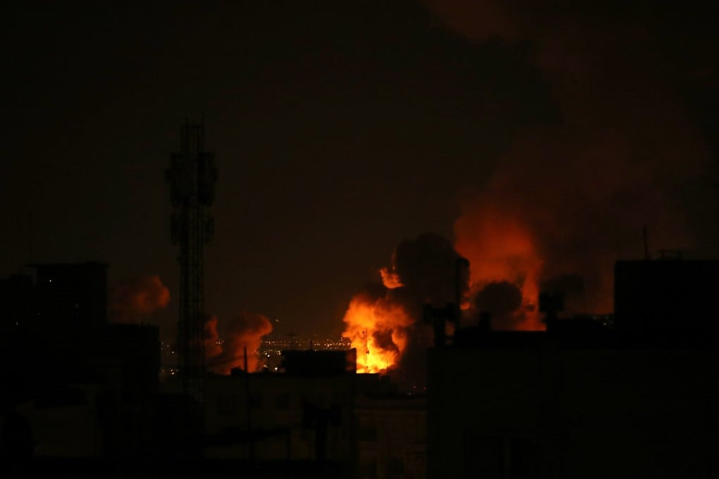 Smoke rises following another explosion in Tehran on Friday, after more Israel air strikes. Photo: via Reuters