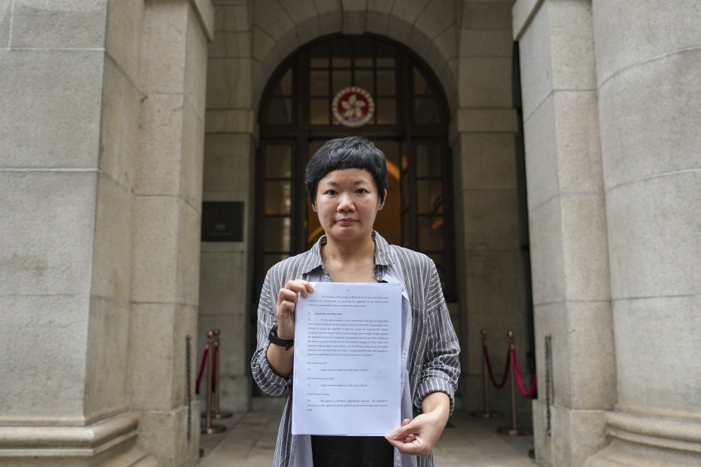 Hong Kong journalist and former RTHK producer Bao Choy was cleared in 2023 of making false statements in connection with her use of the vehicle registration database. Photo: Elson Li