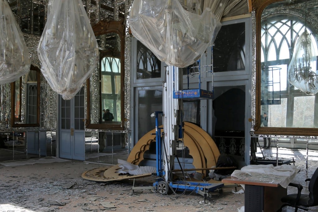 This photo taken on March 3, 2026 shows a view of the damaged Golestan Palace in Tehran, Iran. The UNESCO World Heritage Site was partially damaged in air raids during US and Israeli strikes on Iran. Photo: Xinhua
