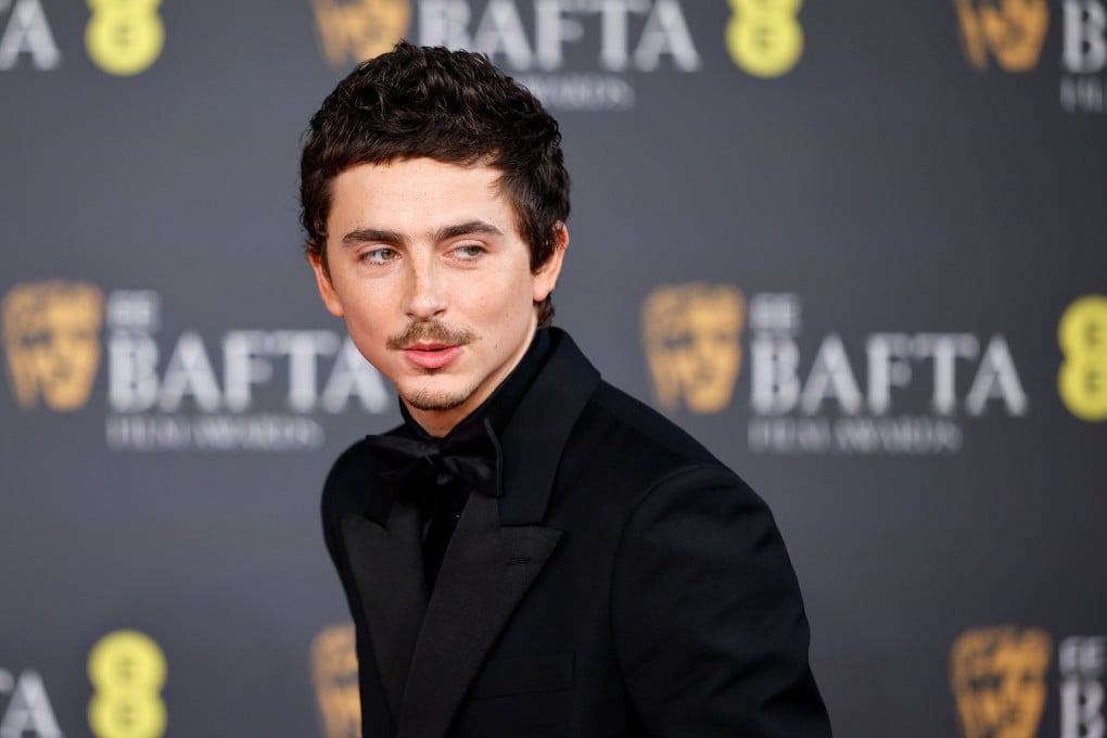 US actor Timothee Chalamet poses on the red carpet at the Bafta Film Awards in London in February. Photo: EPA
