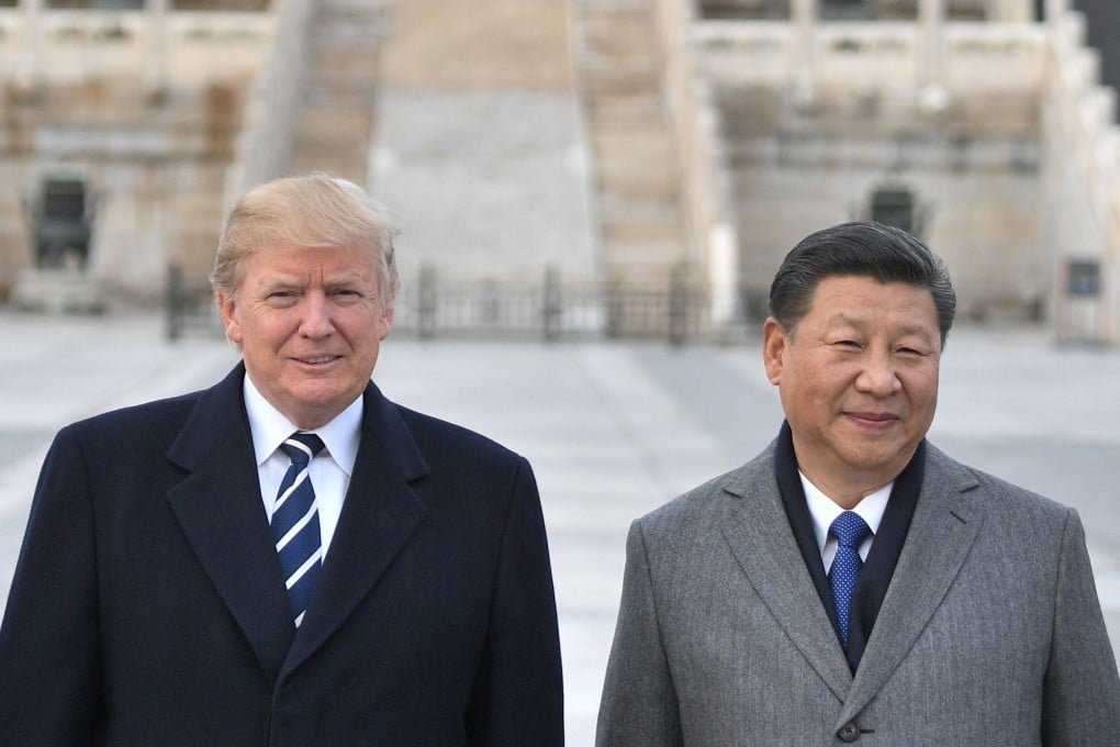 US President Donald Trump, and Chinese President Xi Jinping meet at the Forbidden City in Beijing on November 8, 2017, the last time Trump – or any US president – visited China. Photo: AFP