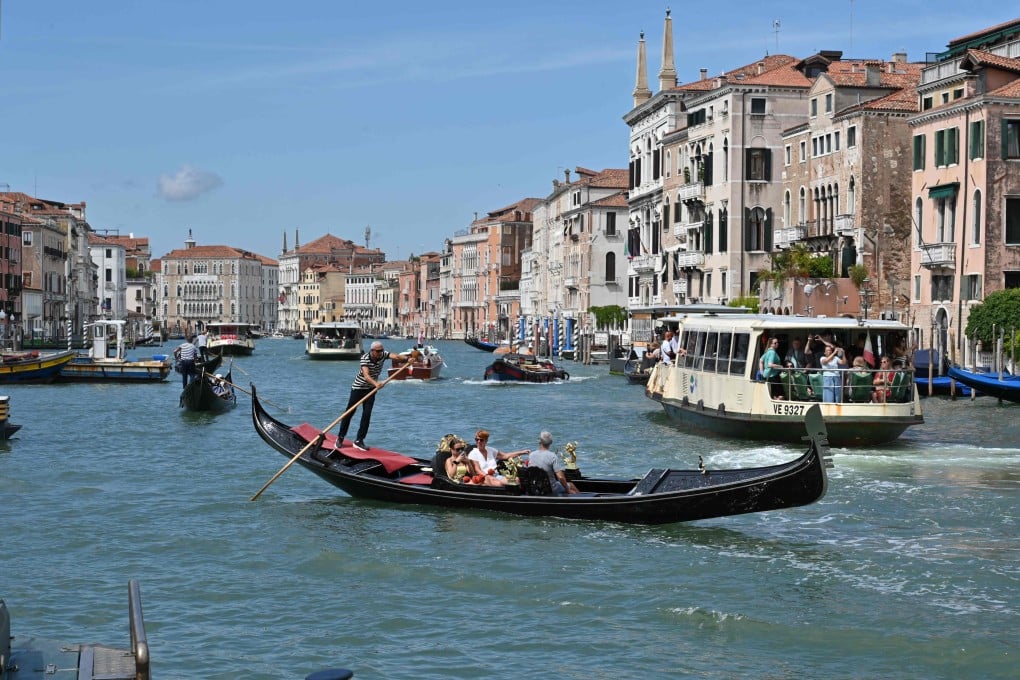 The Grand Canal in Venice, Italy. Photo: AFP