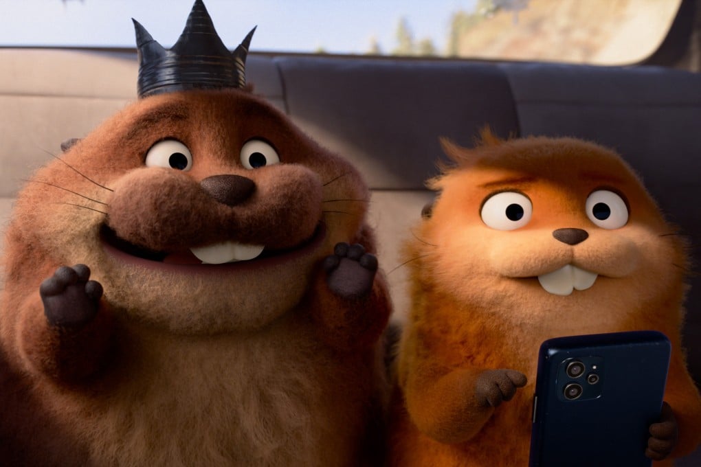 King George and Mabel Beaver in Disney and Pixar’s Hoppers. Photo: Pixar