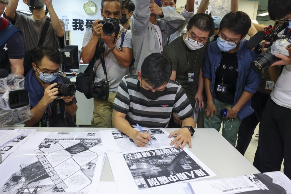 Lam Man-chung (seated, pictured in 2021) has appealed against his 10-year sentence. Photo: Dickson Lee
