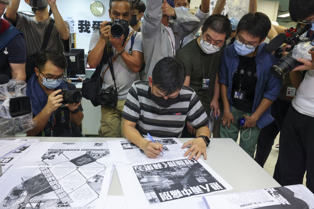 Lam Man-chung (seated, pictured in 2021) has appealed against his 10-year sentence. Photo: Dickson Lee