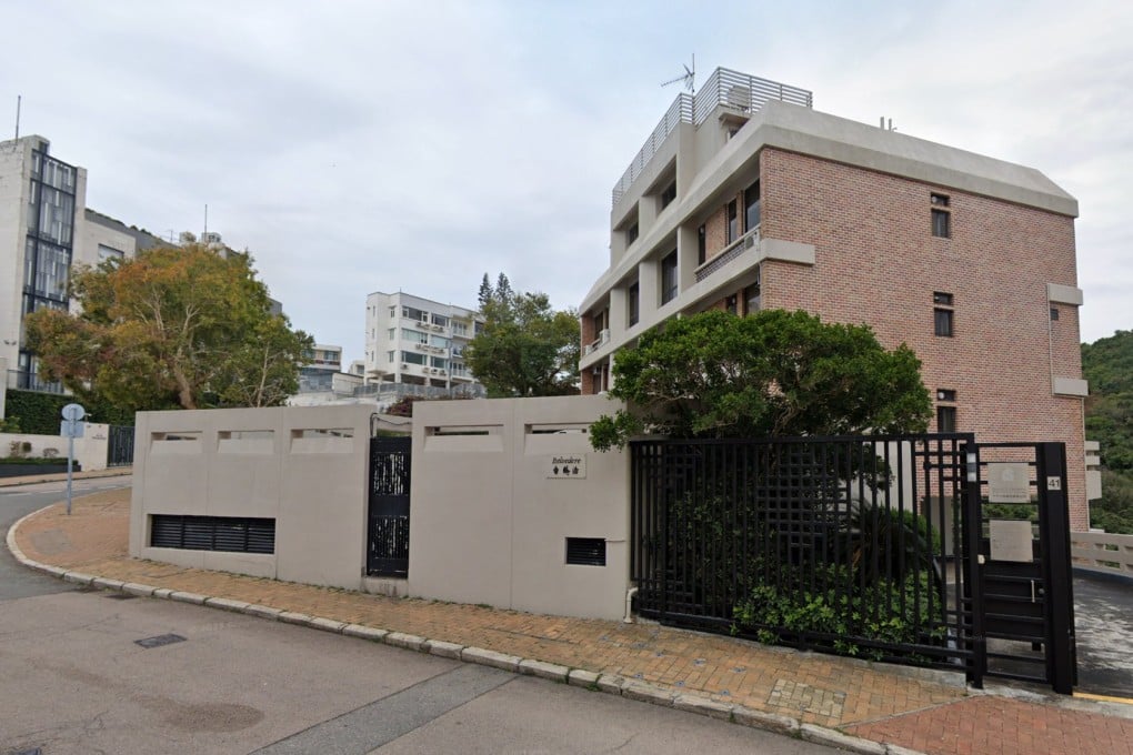 A view of  Belvedere, a low-density compound in Chung Hom Kok in Hong Kong’s Southern district. Photo: Google Maps