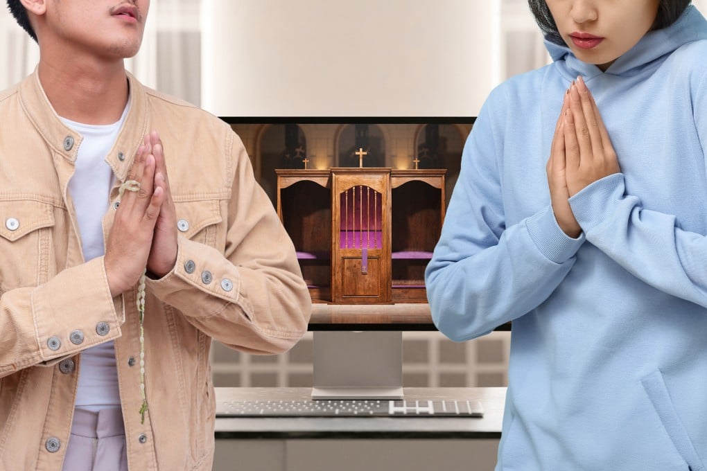 “Cyber confession rooms” have gained traction on mainland social media, where young people anonymously share struggles like procrastination and financial issues as they find it easier to confide in strangers. Photo: SCMP composite/Shutterstock