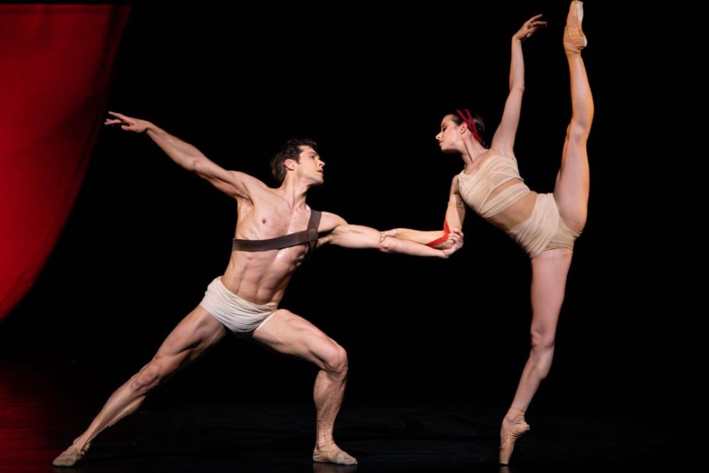 Roberto Bolle and Anastasia Matvienko dance in a previous performance of Caravaggio in Europe. The Hong Kong show was part of the programme for the 2026 Hong Kong Arts Festival. Photo: Dennis Cursio