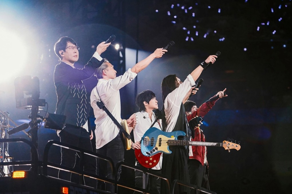 Mayday putting on a show at Kai Tak Stadium last year. Photo: Handout