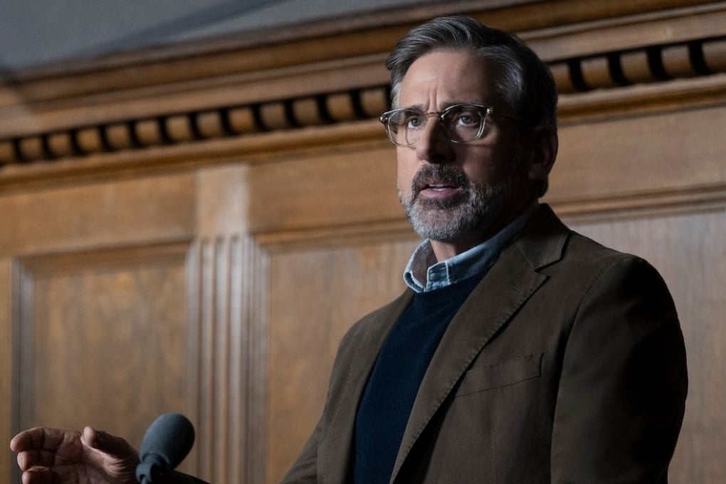 Steve Carell in a still from HBO series Rooster, his first full TV comedy since The Office in 2011. Photo: AP