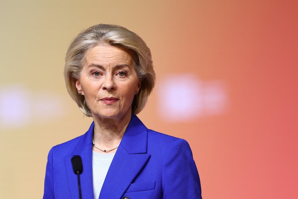 European Commission President Ursula von der Leyen said Europe could “no longer be a custodian for the old-world order”. Photo: Reuters