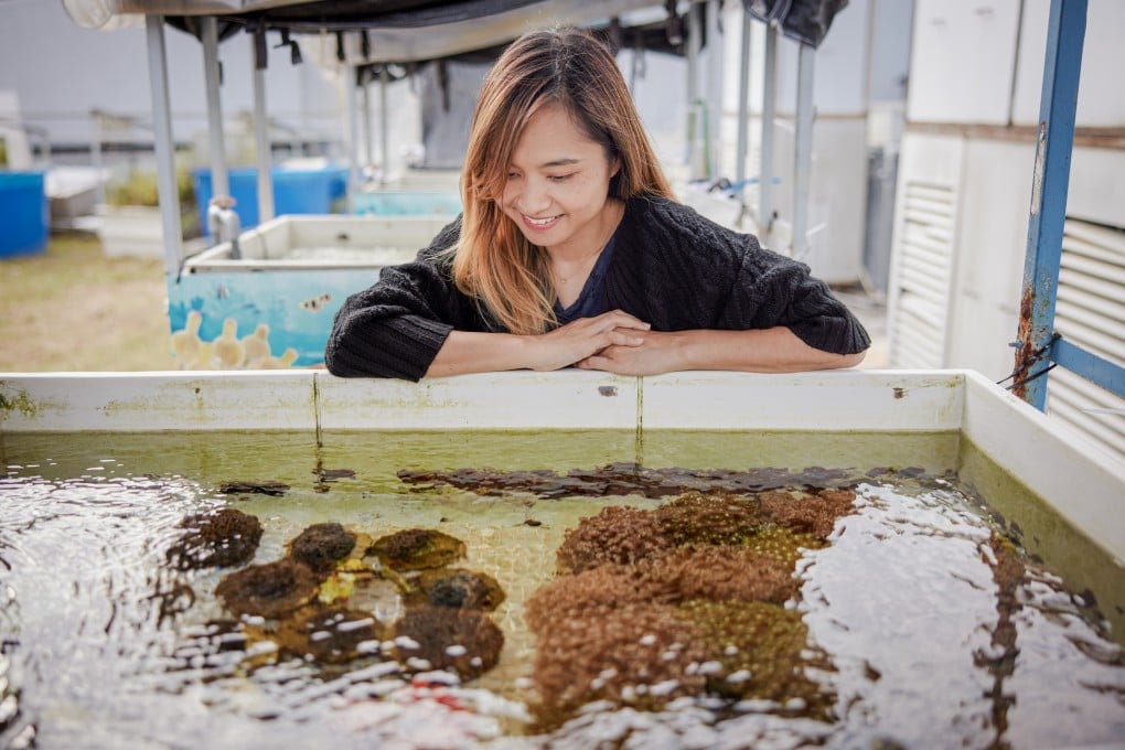 Apple Chui, assistant professor in the School of Life Sciences at Chinese University. Photo: courtesy of Coral Academy