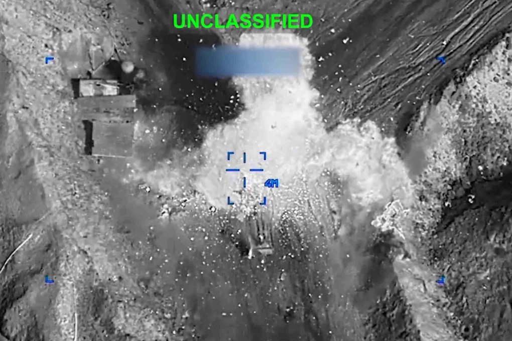 US Forces strike Iranian military targets in “Operation Epic Fury”. A Chinese defence spokesman says widespread use of AI in war could “erode ethical constraints and accountability in wars”. Photo: Handout